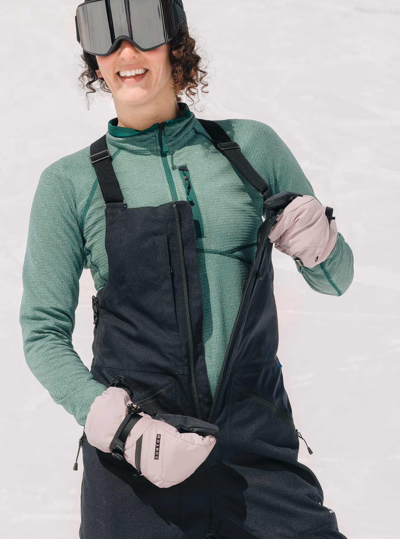 Burton Women's Reserve Bib Snow Pants - Waterproof Insulated Ski Bibs for Women - Perfect for Snowboarding, Skiing & Winter Outdoor Activities
