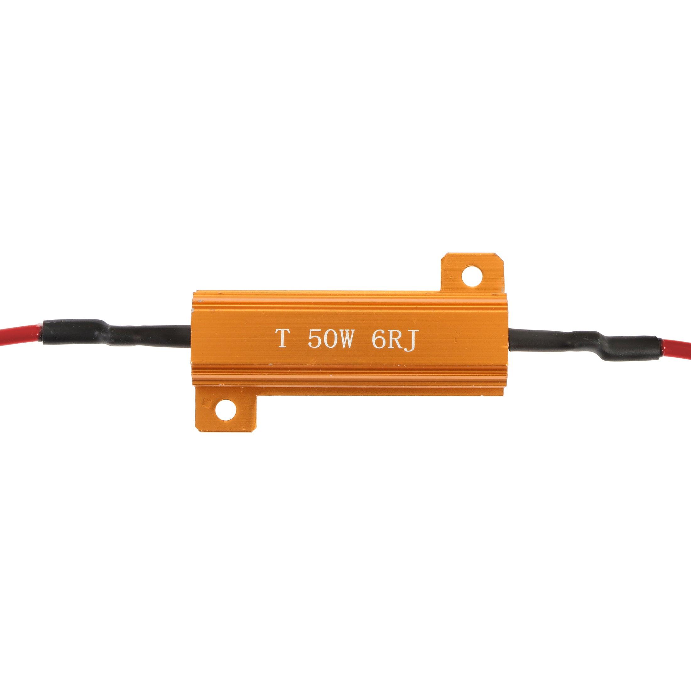 DIY Anti-Flicker CANBUS Resistor Decoder - Prevent Fast Hyper Flash & Dashboard Error Codes for Turn Signal Lights | Perfect for LED Conversion in Cars, Trucks, and Motorcycles