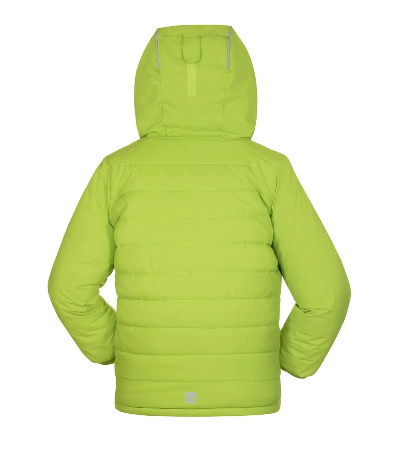 Gusti Evan Snowsuit for Kids - Waterproof Winter Jacket & Pants Set, Green - Perfect for Snow Play, Skiing & Outdoor Adventures