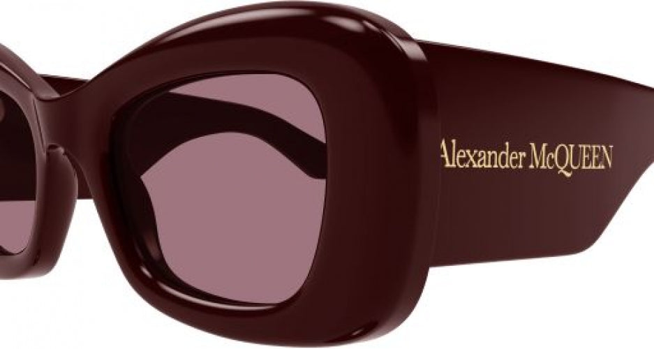 Alexander McQueen AM0434S Luxury Designer Sunglasses for Women - UV Protection & Polarized Lenses - Perfect for Outdoor Activities, Beach & Driving