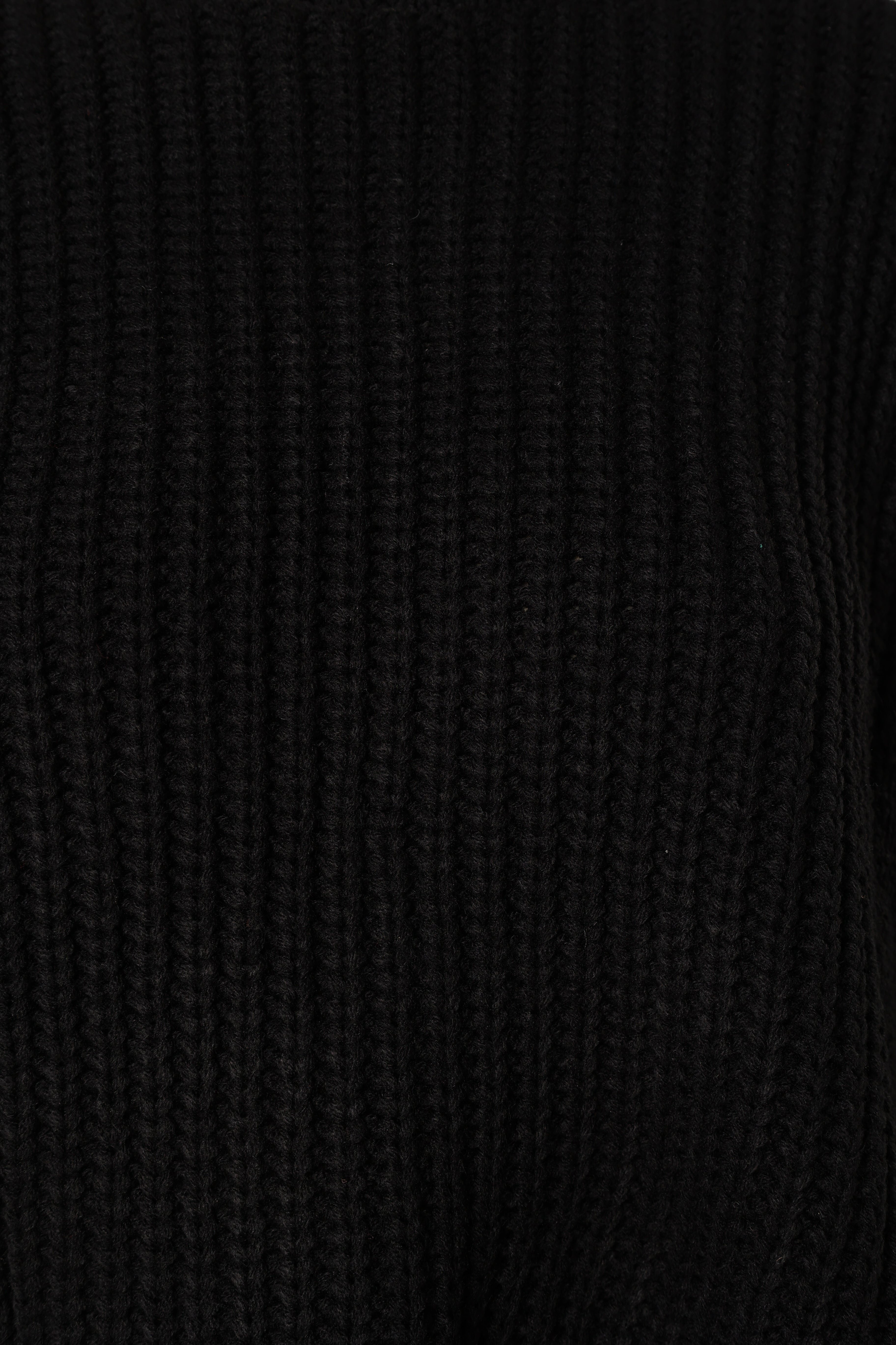Arlette Textured Knit Sweater for Women - Soft Winter Pullover, Cozy Casual Black Sweater | Perfect for Office, Date Night & Fall/Winter Outfits