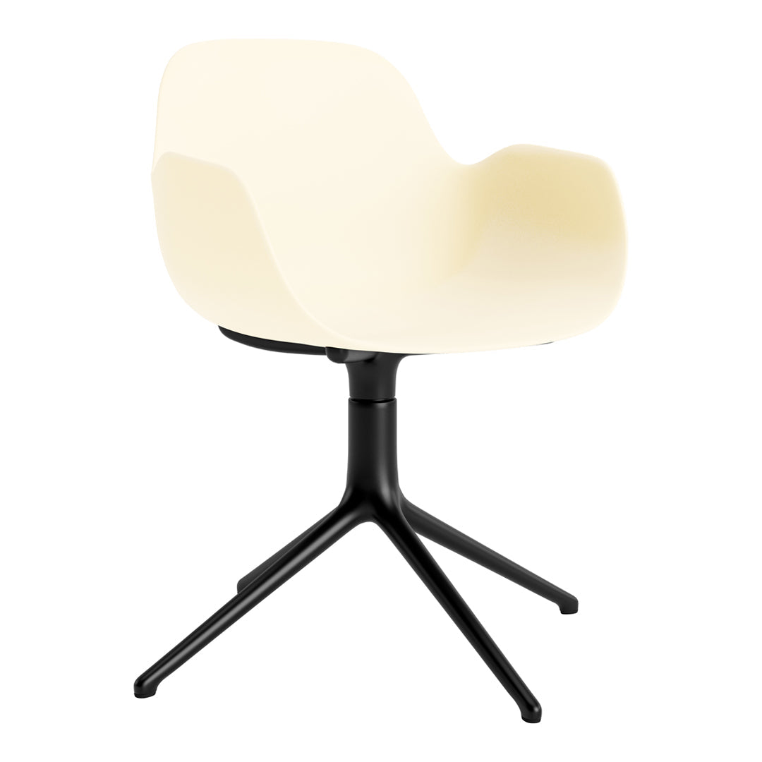 Modern Form Armchair with 4L Swivel Base - Ergonomic Office Chair for Home & Workspace - Perfect for Working, Gaming, and Relaxing