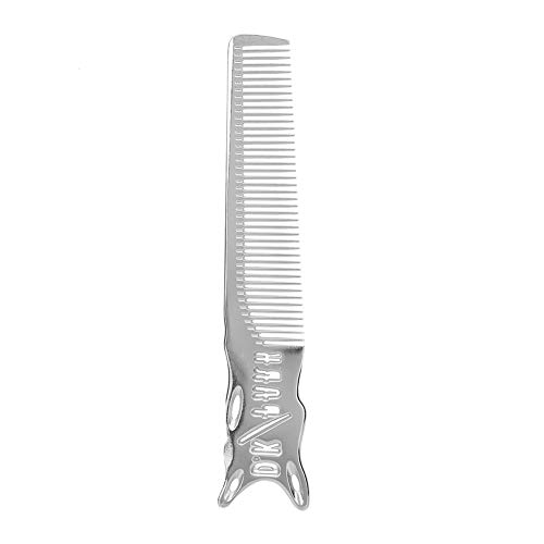 Premium Aluminum Hair Comb for Wet & Dry Hair - Salon Quality Detangling & Styling Tool for Straight & Curly Hair - Perfect for Home Use, Travel & Professional Salons