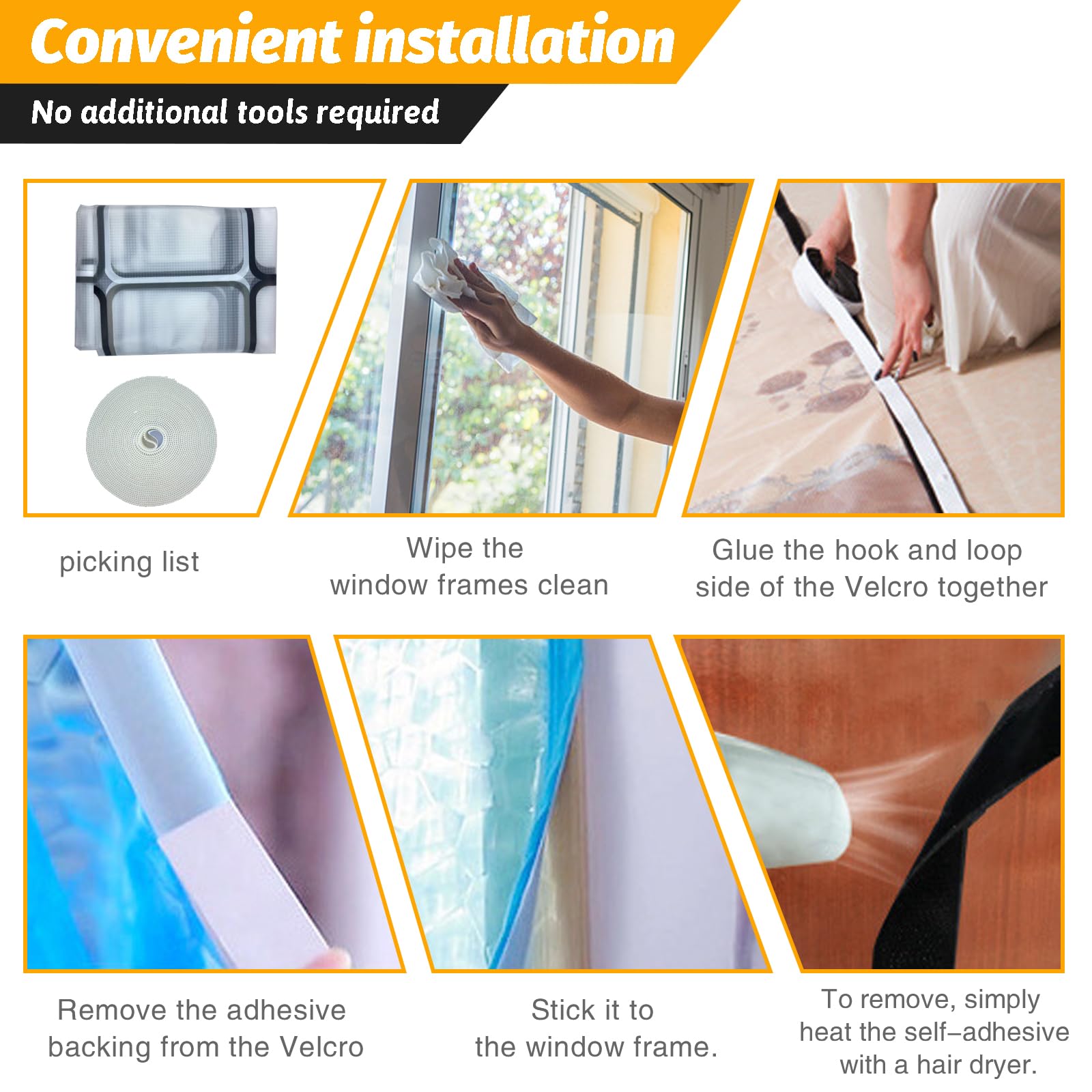 Reusable Thickened Transparent Window Insulation Kit (47x60 inches) - Winter Weatherproofing for Patio, Attic & Home - Energy Saving Thermal Cover for Drafty Windows in Cold Climates
