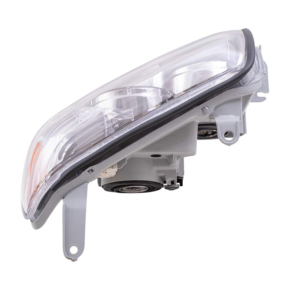Brock Replacement Headlights for 2006-2009 Toyota 4Runner SUV - Driver & Passenger Side Smoked Bezels Headlamps (Compatible with OEM 81170-35451 & 81130-35471) - Perfect for Night Driving & Off-Road Adventures