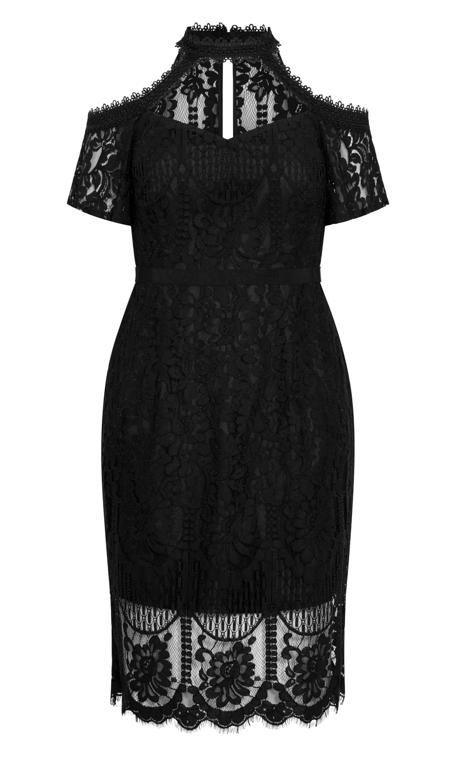 Elegant Plus Size Lace Dress for Women - Pippa Floral Maxi Dress for Special Occasions | Perfect for Weddings, Parties & Evening Events