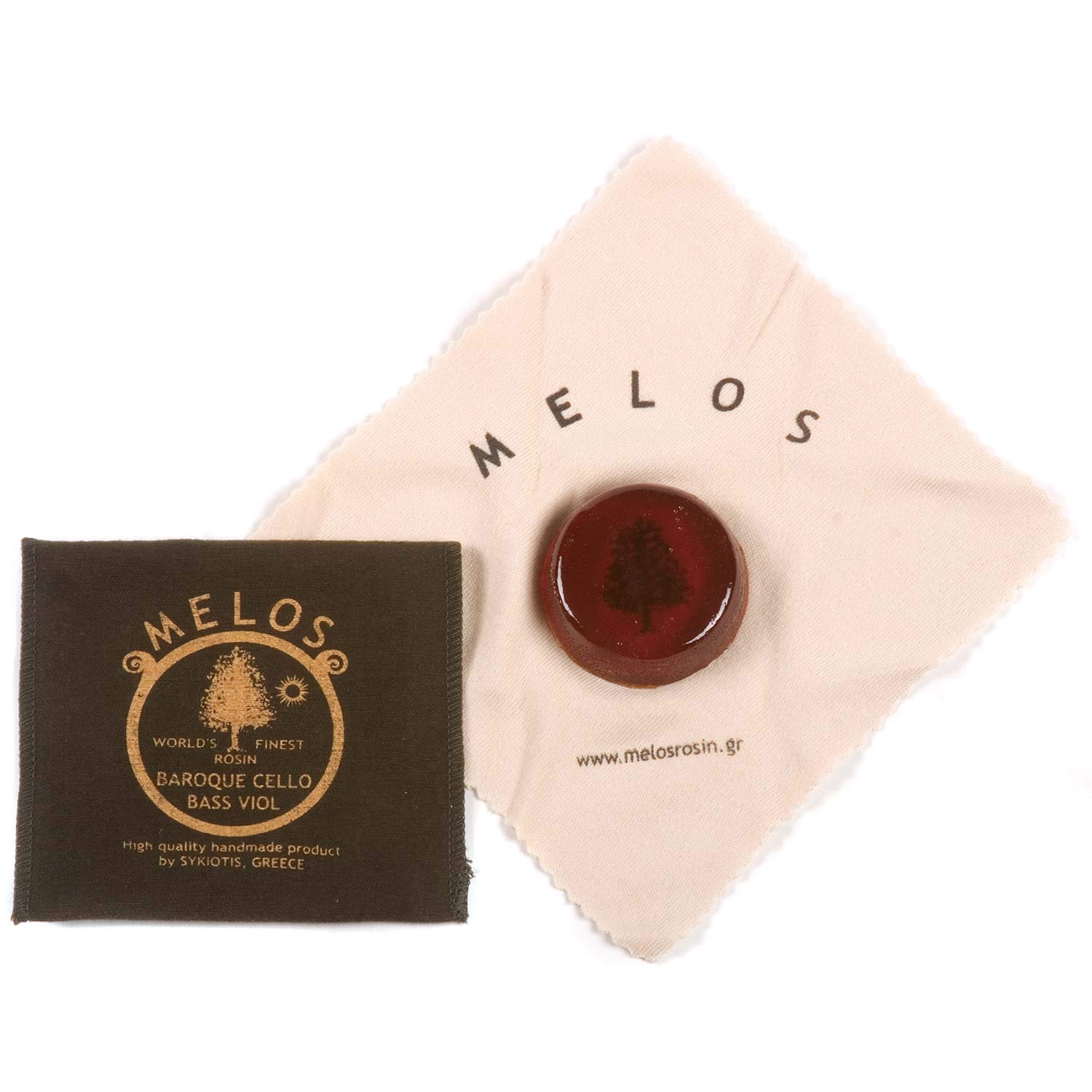 Premium Melos Baroque Cello Bass Viol Rosin - High-Quality Rosin for Baroque Cello & Viola da Gamba - Perfect for Professional Musicians & Early Music Performances