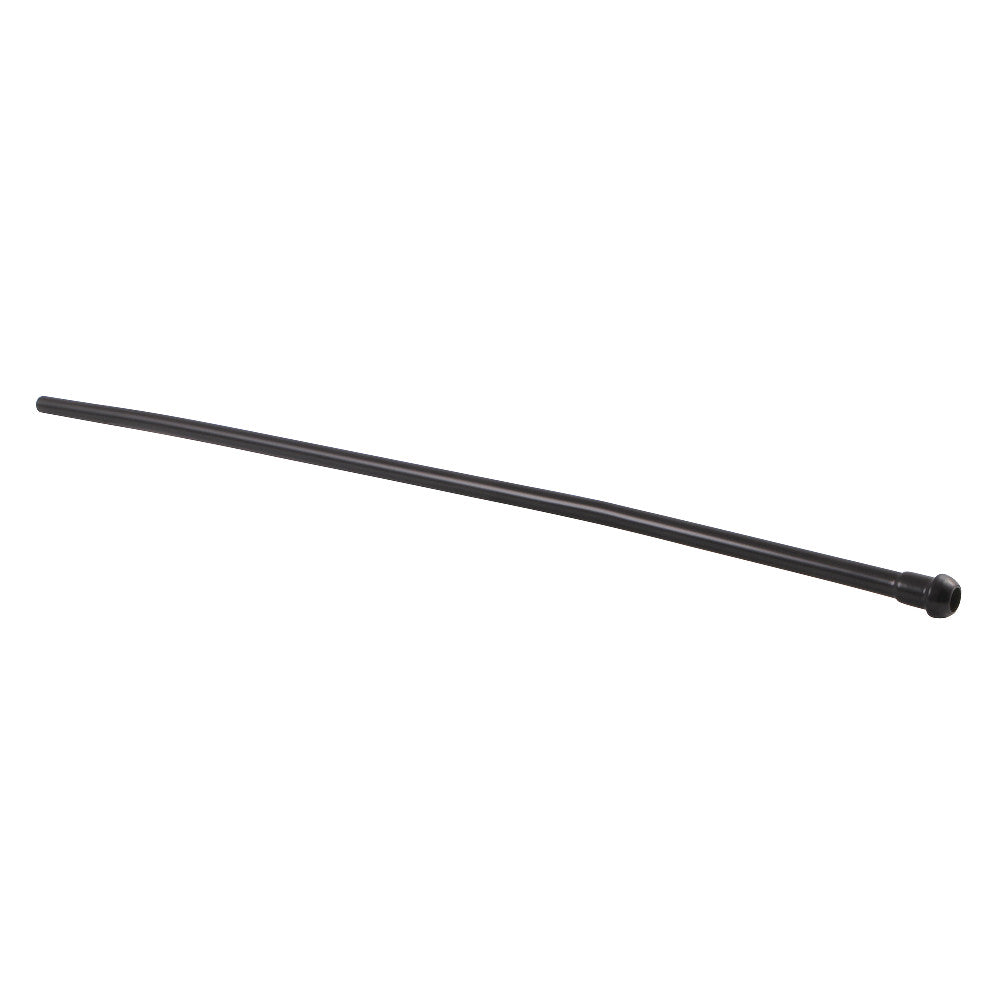 Kingston Brass CB38208 20-Inch Bullnose Bathroom Supply Line - Brushed Nickel Finish for Faucet & Toilet Installation | Durable Water Connector for Bathroom & Kitchen Plumbing