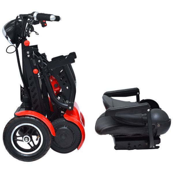 ComfyGo MS 3000 Foldable Mobility Scooter for Adults - Lightweight Electric Wheelchair with Long Battery Life - Perfect for Travel, Shopping & Outdoor Activities