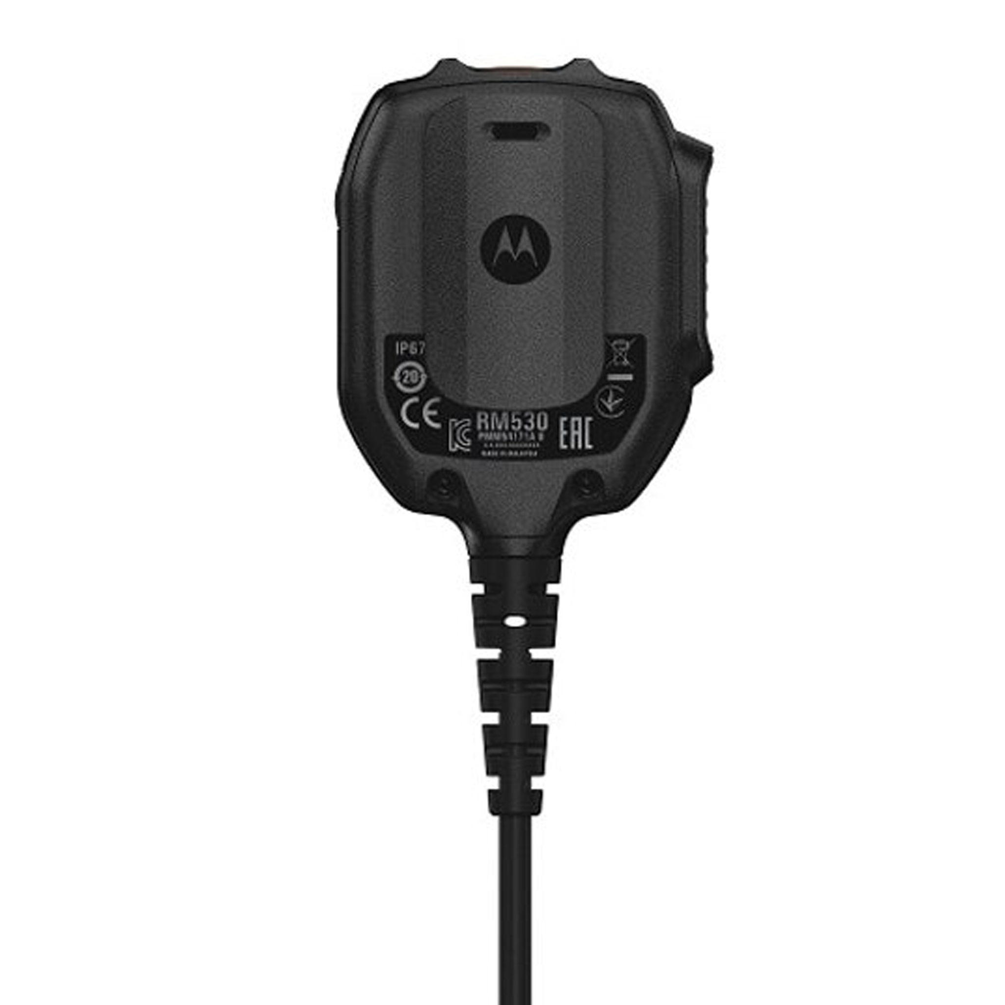 Motorola RM530 Remote Speaker Microphone - Two-Way Radio Accessory for Clear Communication | Perfect for Security, Construction & Outdoor Adventures