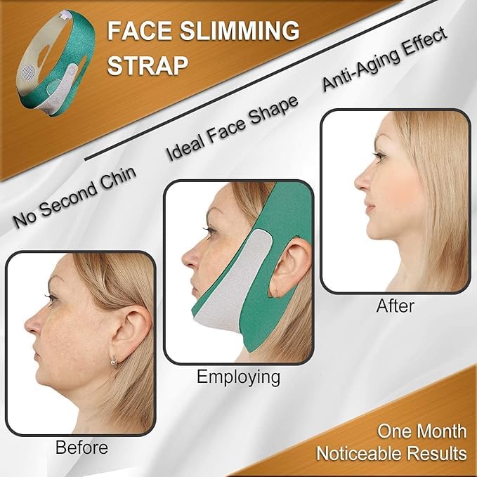 VENDLY Face Slimming Mask - V Line Lifting & Firming Mask for Double Chin Reduction, Skin Tightening & Anti-Aging | Hydrating & Reusable Facial Mask for Women | Perfect for Daily Skincare, Spa Days & Self-Care Routines