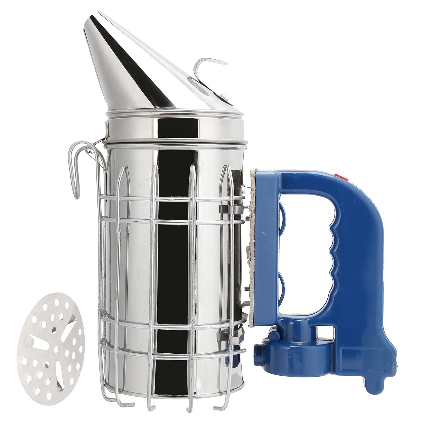 Liujaos Beehive Smoker - Electric Bee Smoker Kit with Handle & Heat Shield for Beekeeping, Honey Harvesting, and Hive Maintenance