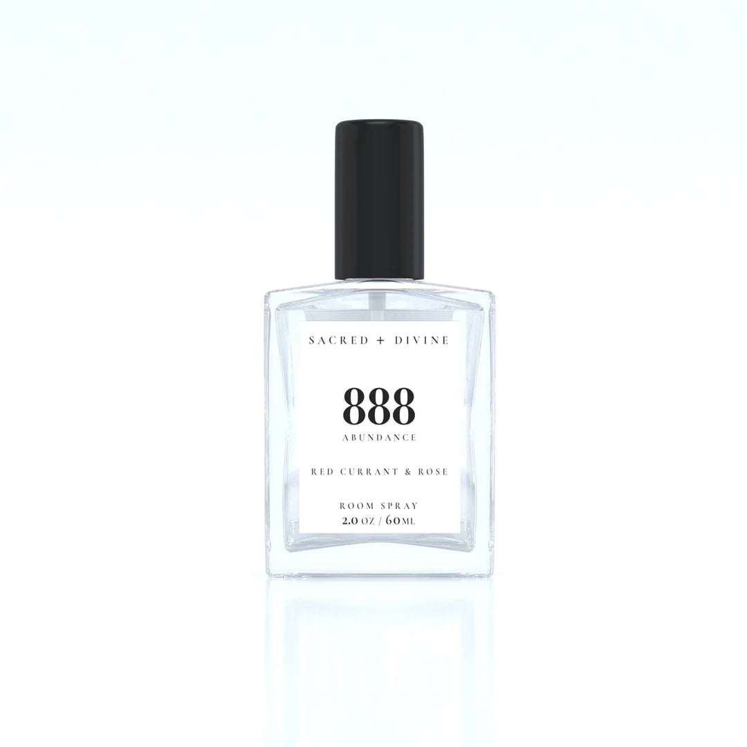 888 Abundance Room Spray - Natural Aromatherapy Mist for Home, Office & Meditation | Stress Relief & Positive Energy Boost