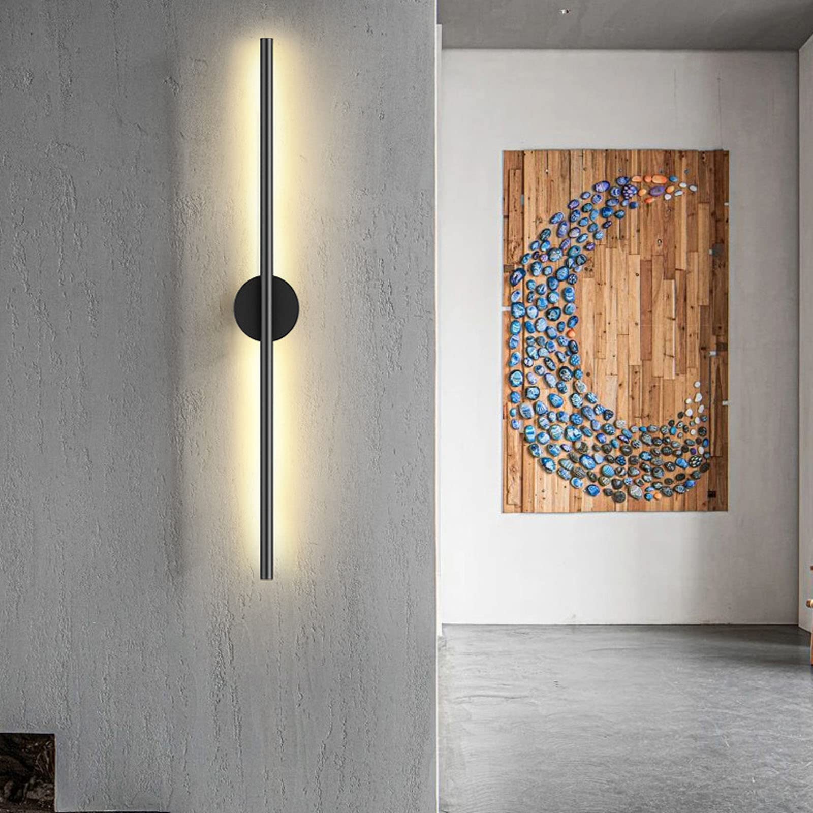 Modern Linear LED Wall Sconce - 39.3