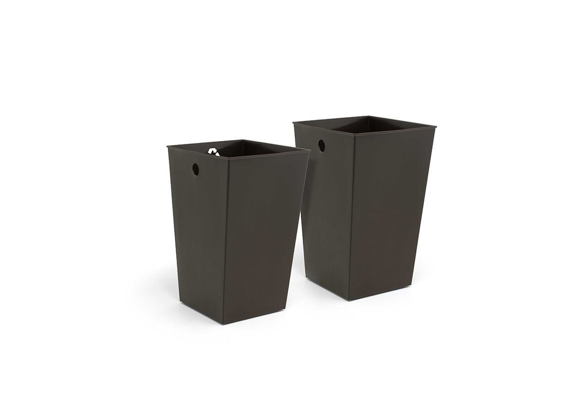 Eco-Friendly PP Brown Trash Bags - 12 Count Pack for Kitchen, Office & Bathroom Waste Disposal