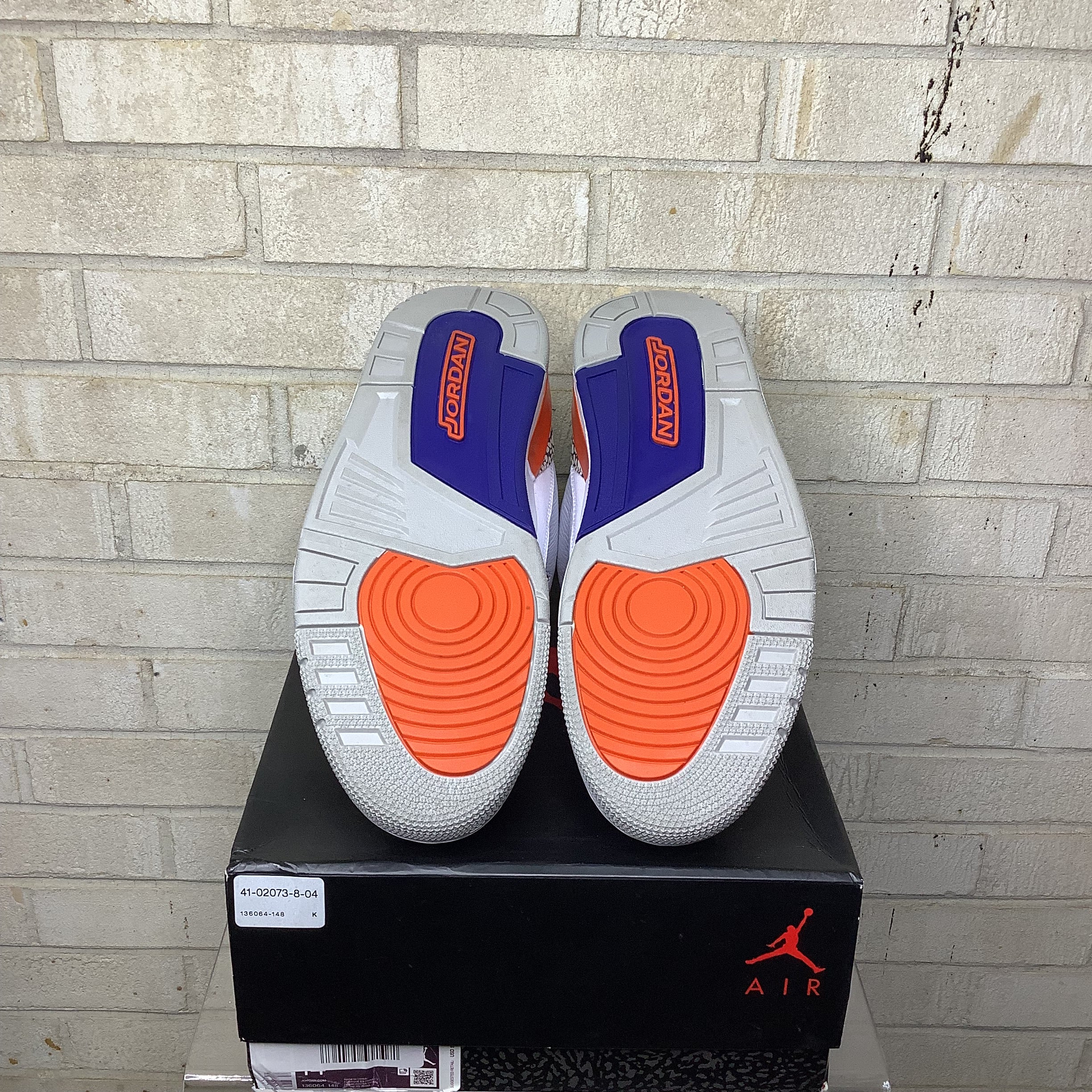 AIR JORDAN 3 KNICKS Men's Basketball Shoes Size 14 - Retro Sneakers for NBA Fans, Streetwear & Casual Wear (Style Code: 136064-148) - Perfect for Basketball Games, Gym Workouts and Urban Fashion