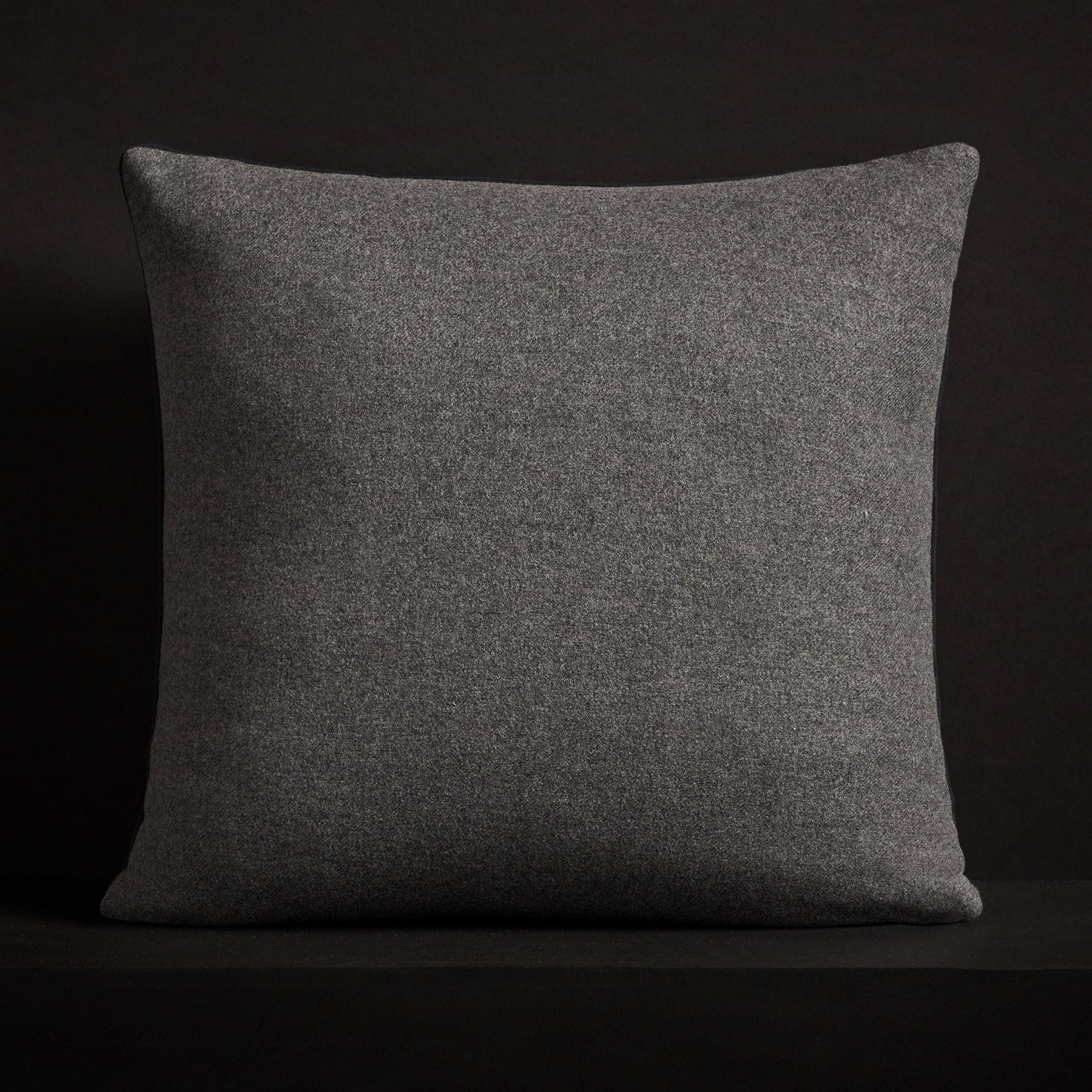 Double Sided Baby Soft Throw Pillow - Heather Charcoal - Perfect for Nursery, Living Room & Baby Shower Gifts