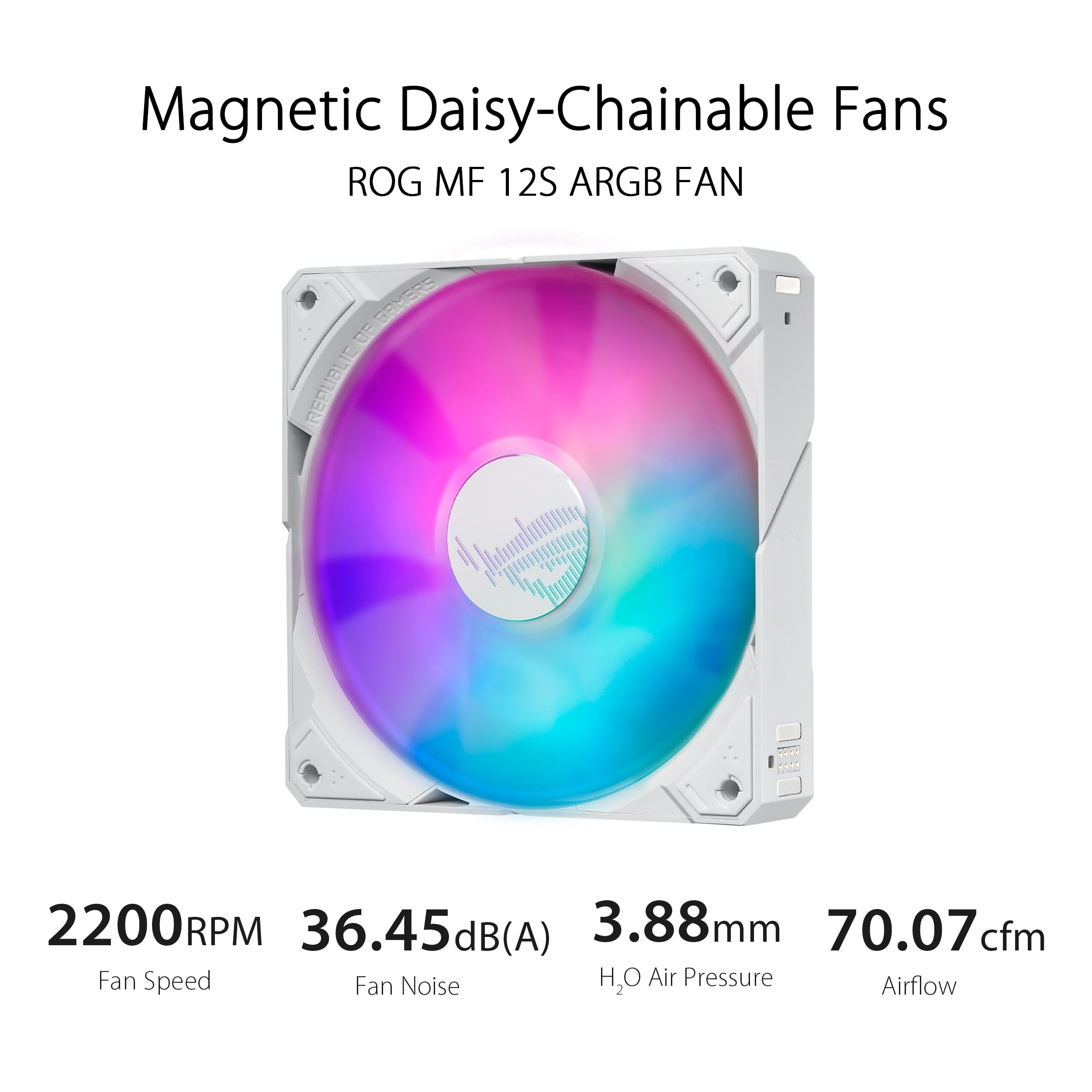 ASUS ROG Ryujin III 240 ARGB White AIO Liquid CPU Cooler - 240mm Radiator, 8th Gen Asetek Pump, 2X 120mm Magnetic ARGB Fans (Daisy Chain), 3.5