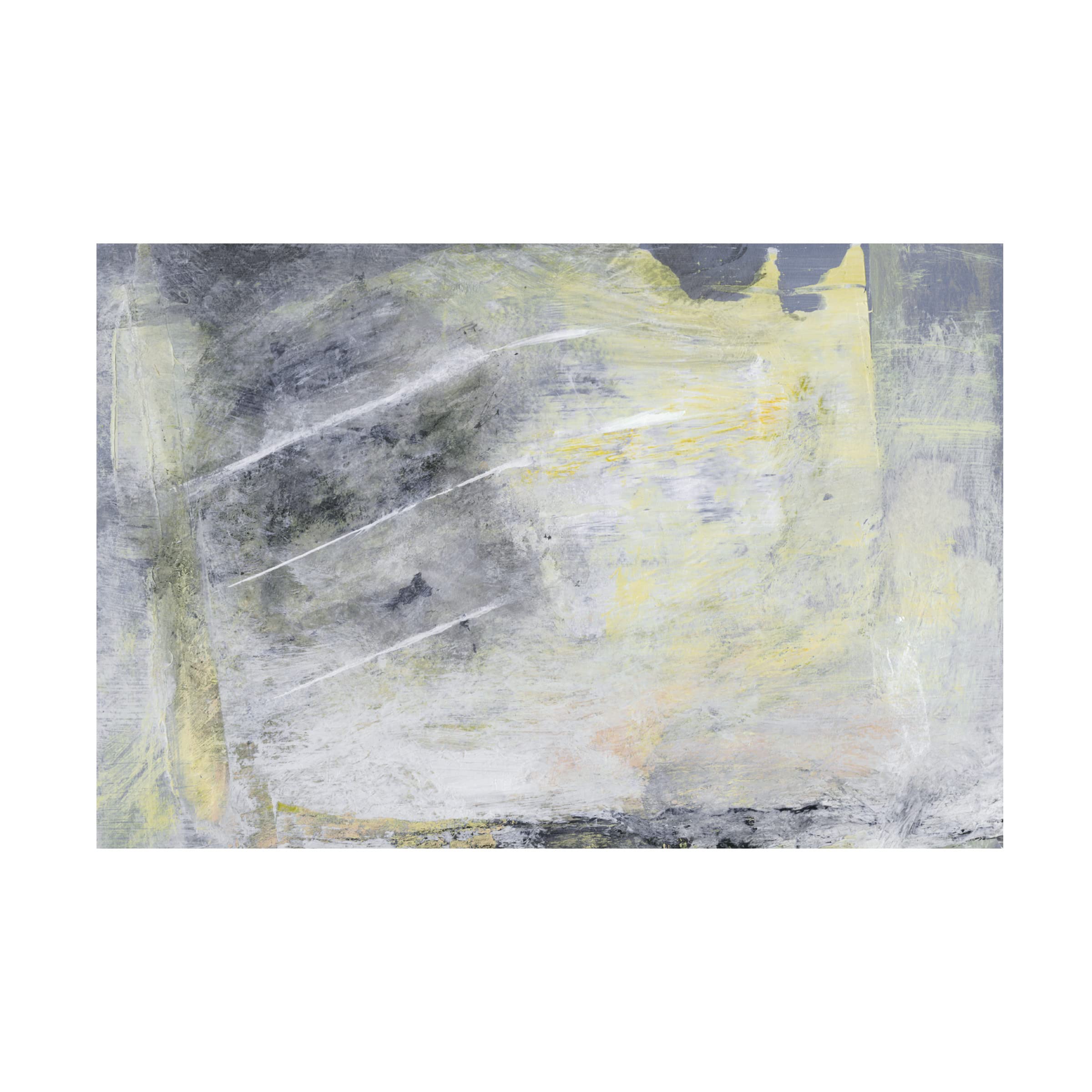 Sharon Gordon 'Hushed II' Canvas Wall Art Print - Modern Abstract Painting for Living Room, Bedroom & Office Decor