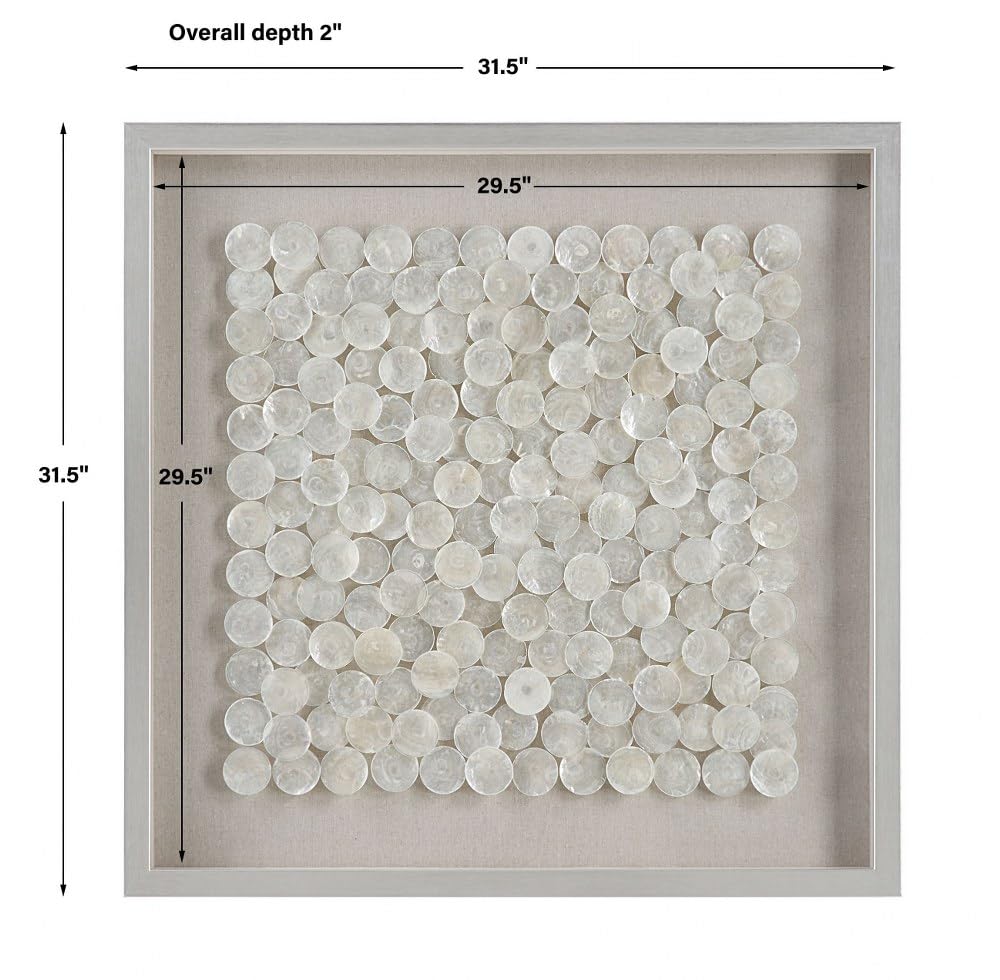 31.5 Inch Shadow Box Display Case - Premium Wall Mounted Picture Frame for Art, Memorabilia & Collectibles - Perfect for Home Decor, Office Display & Gift Giving
