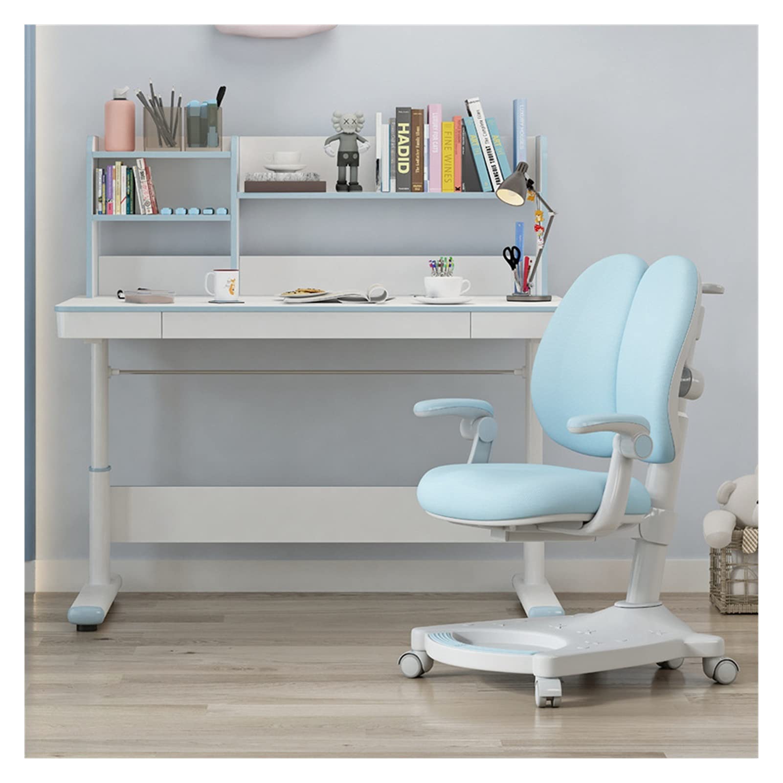 Adjustable Kids Study Desk & Chair Set - 80cm Height Lifting Writing Table for Children, Students | Perfect for Homework, Online Classes & Home Learning Spaces