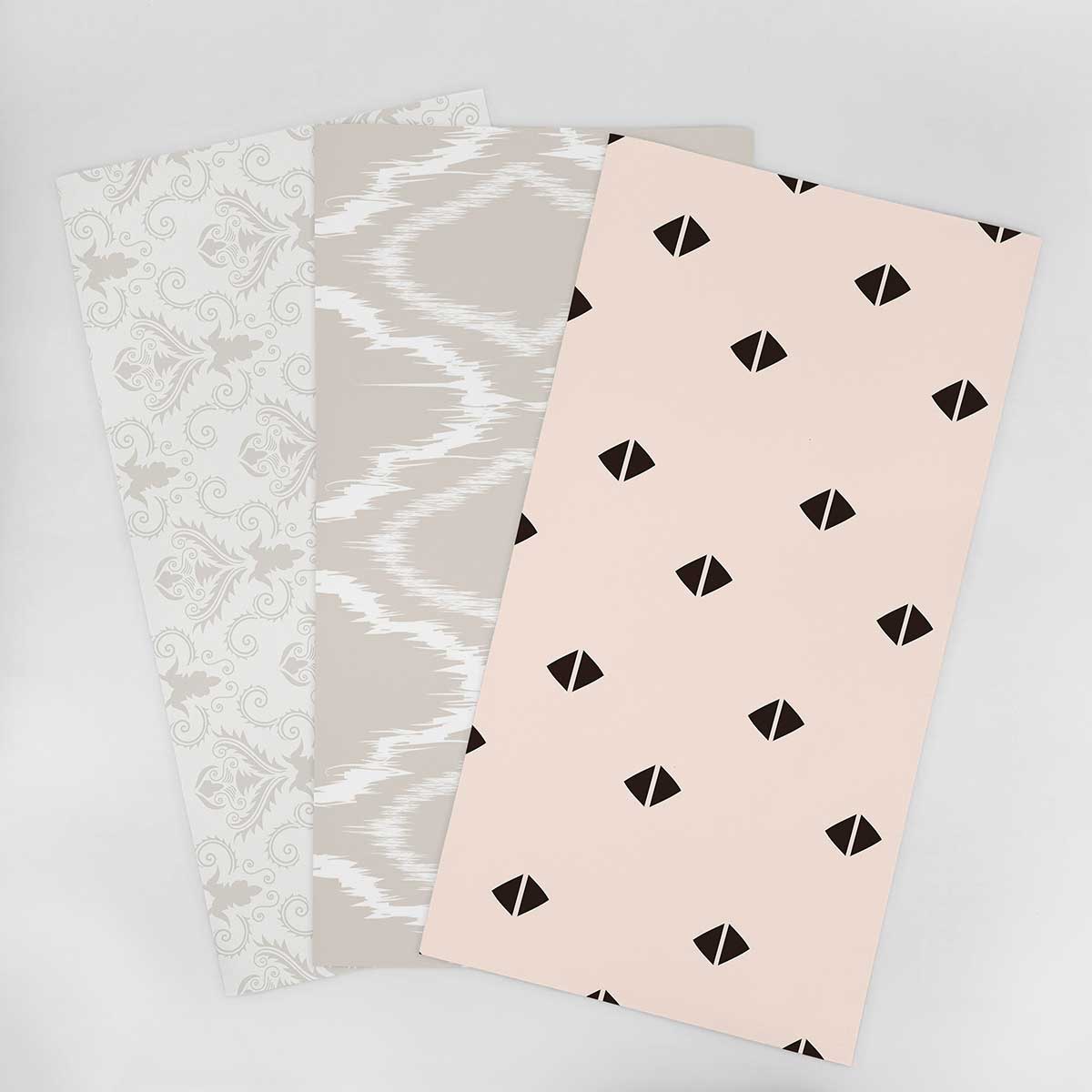 Geometric Wallpaper Samples for Bedroom - Modern Designer Selection 002 | Peel & Stick Removable Wall Decor for Nursery, Living Room, Office