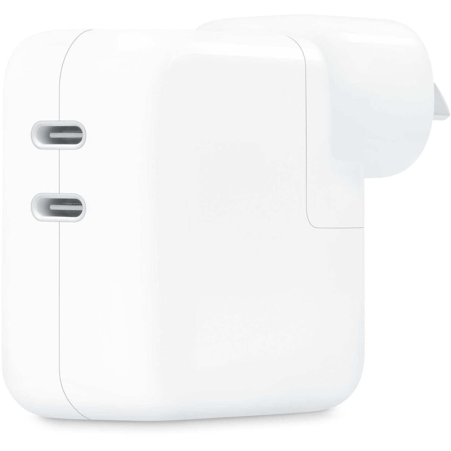 Apple 35W Dual USB-C Port Fast Charger - Compact Power Adapter for iPhone 15/14/13, iPad, AirPods & MacBook | Perfect for Travel, Office & Home Charging
