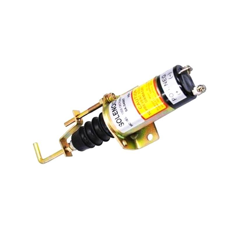12V Fuel Shutoff Solenoid Valve for Lister Petter LPW LPWS LPWT Engine - Compatible with 757 26630 - Perfect for Diesel Engine Fuel System Repair & Maintenance