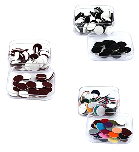 Clara Multi-Color Plain Bindi Set for Women | Maroon & Black Bindis for Fashion & Festive Occasions | Indian Forehead Jewelry for Weddings, Parties & Cultural Events