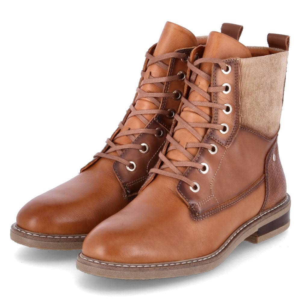 PIKOLINOS Women's Leather Flat Ankle Boots - Aldaya Style Comfortable Casual Shoes for Walking, Work & Everyday Wear