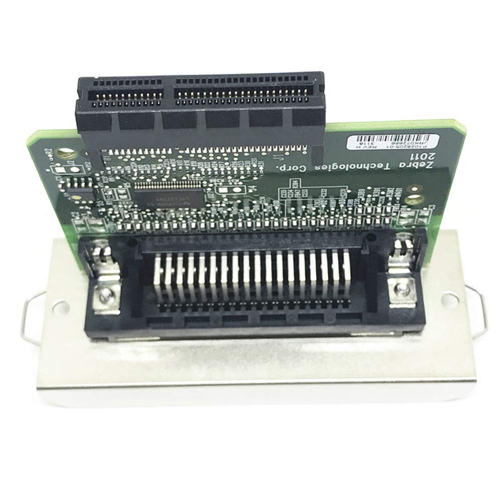 Genuine Wired Parallel Port Card for Zebra ZT410 ZT411 ZT420 ZT400 Series Thermal Printer - 203/300/600dpi - Compatible with Shipping Labels, Barcode Printing & Retail POS Systems