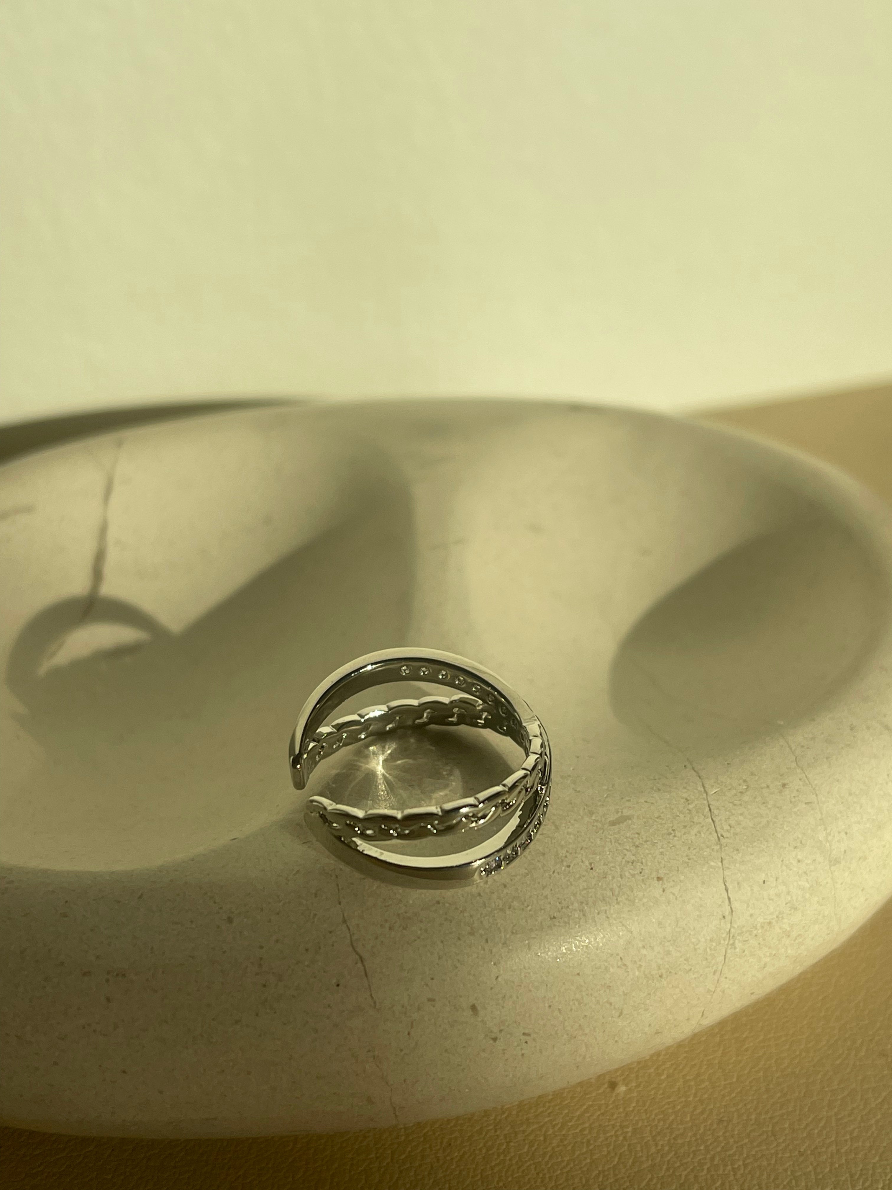 Patty Ring - Stainless Steel Adjustable Ring for Women | Elegant & Durable Jewelry Gift for Her | Perfect for Everyday Wear, Parties & Special Occasions