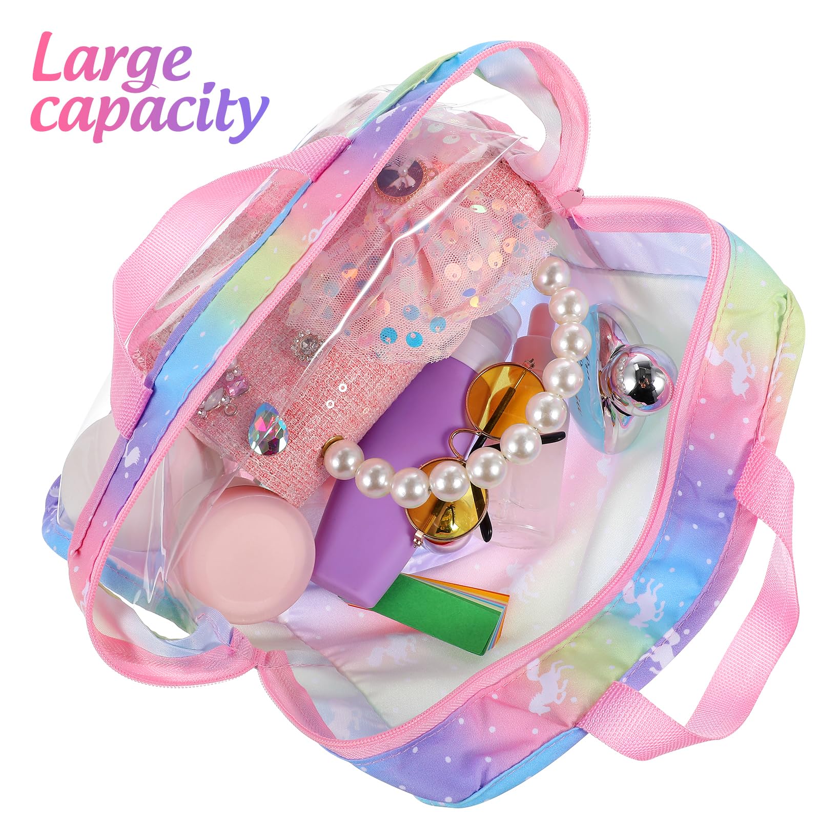 Totority Baby Doll Storage Bag - Organizer Pouch for Doll Accessories, Travel Toy Bag, Kawaii Cloth Carry Case - Perfect for Doll Play, Travel & Handbag Organization (Portable Kids Toy Storage)