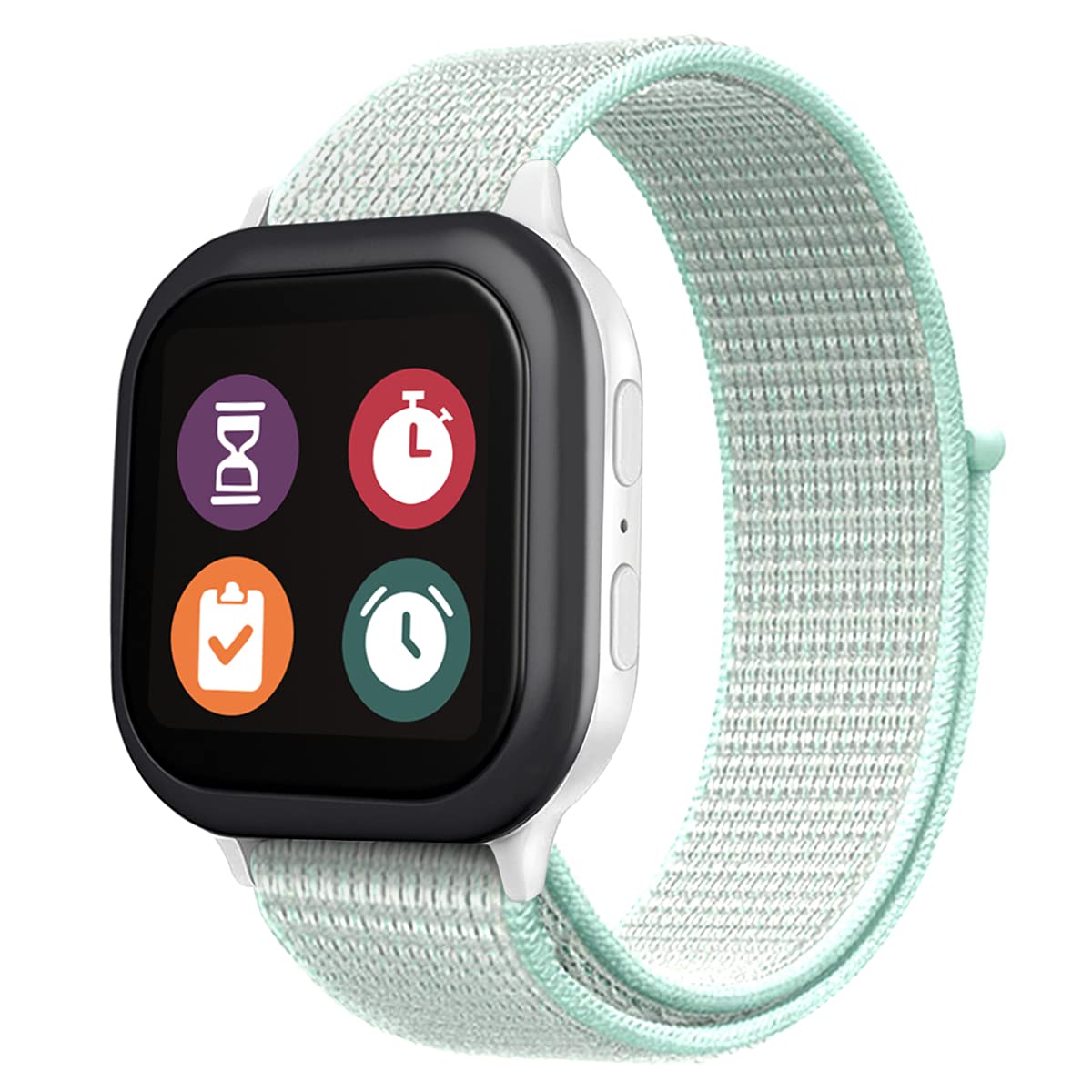 JOHEXI Gizmo Watch Band Replacement for Kids - Breathable Hook and Loop Nylon Smartwatch Strap Compatible with Verizon Gizmo Watch 2 & 1 - Perfect Christmas Stocking Stuffers Gift for School, Play & Outdoor Activities