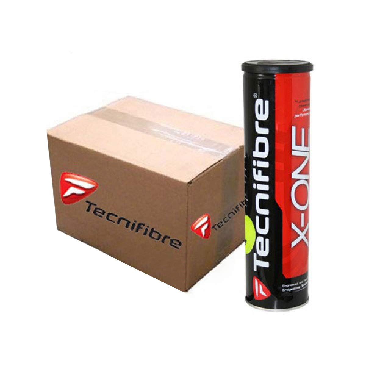 Tecnifibre X-One Tennis Balls (Case of 3) - Premium Tennis Balls for Competitive Play & Training - Perfect for Courts, Clubs & Tournaments