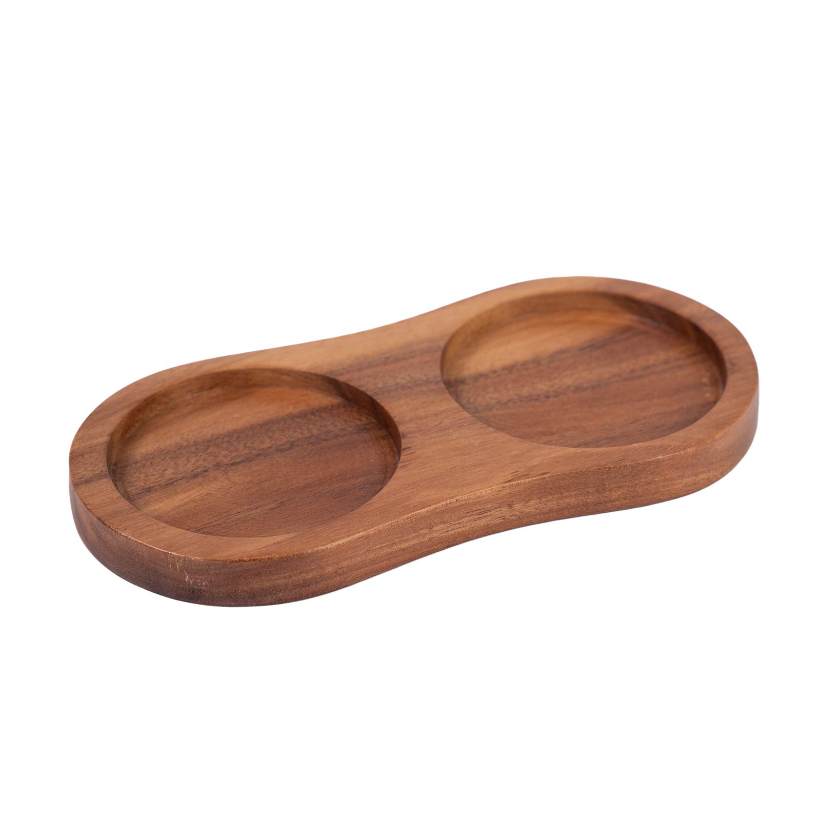 Premium Acacia Wood Salt and Pepper Mill Tray - 6cm/2.36
