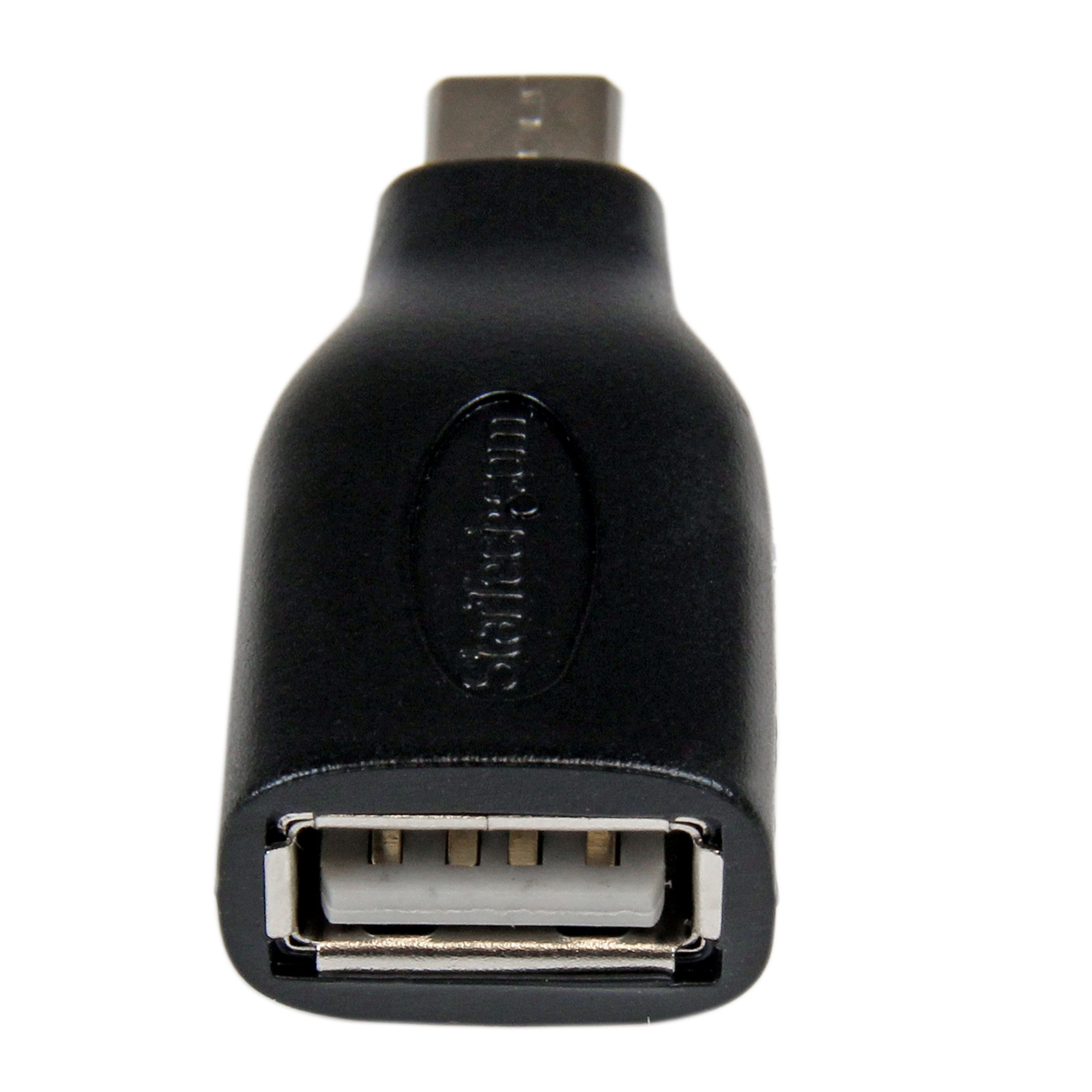 StarTech.com Micro USB OTG to USB Adapter - Connect Smartphones & Tablets to Flash Drives, Keyboards & More - USB On The Go Adapter (UUSBOTGADAP) for Data Transfer & Charging