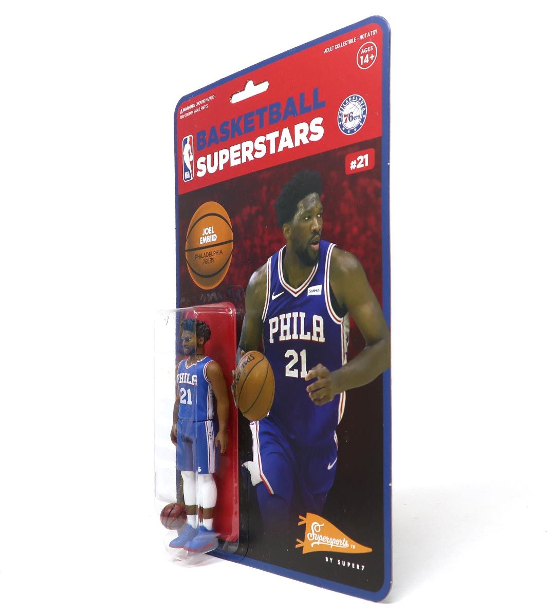 Joel Embiid NBA Action Figure - Philadelphia 76ers Collectible Toy for Basketball Fans - Perfect for Display, Gifts, and Game Room Decor