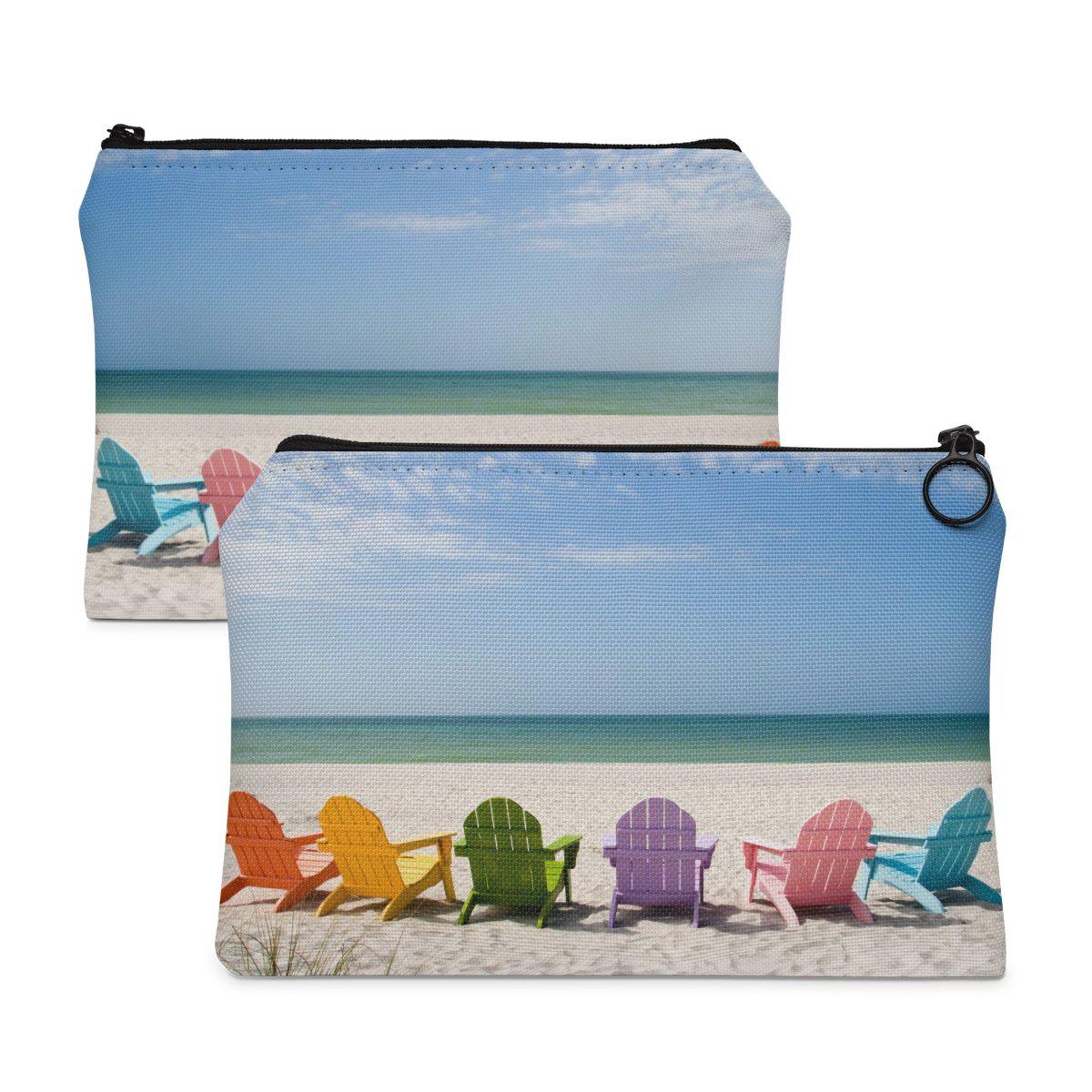 Me You & The Beach Waterproof Beach Pouch - Stylish and Functional for Travel, Swimming, and Outdoor Adventures