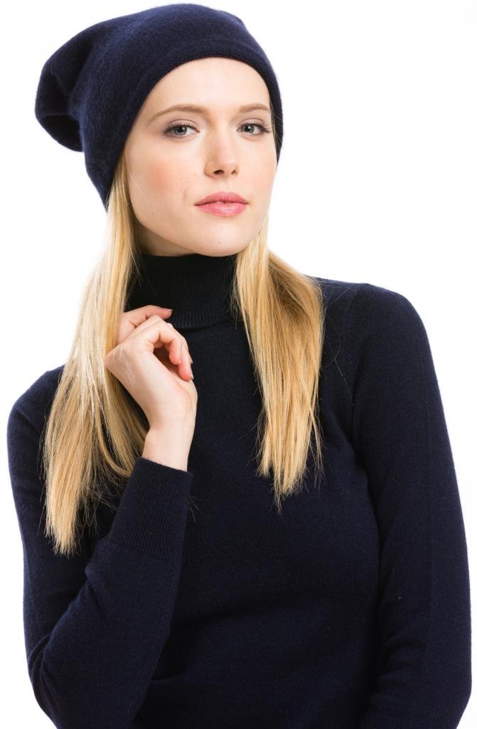 100% Cashmere Slouchy Beanie for Women - Soft Winter Hat & Hair Cover - Perfect for Cold Weather, Outdoor Activities & Fashion Accessories