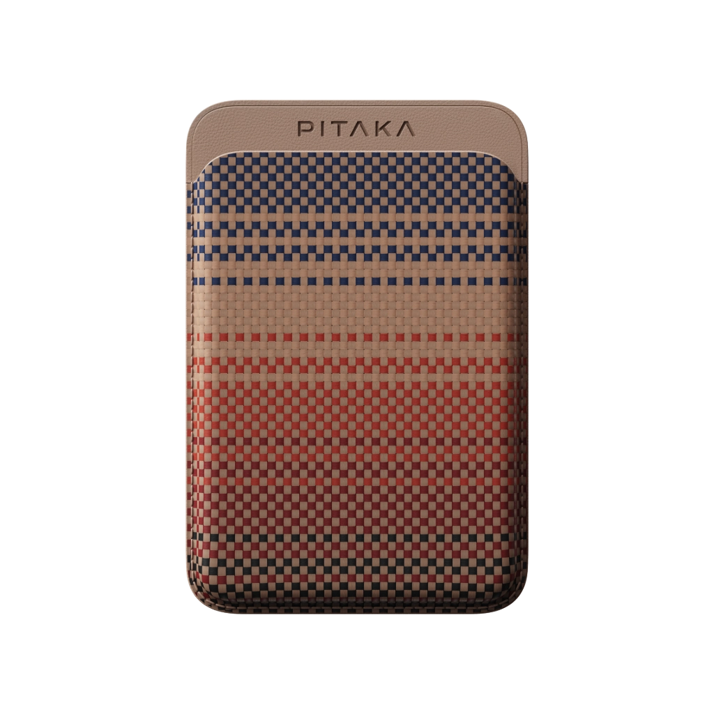 Slim Magnetic Woven Wallet for Men & Women - RFID Blocking Minimalist Front Pocket Wallet - Perfect for Travel, Gym & Everyday Use
