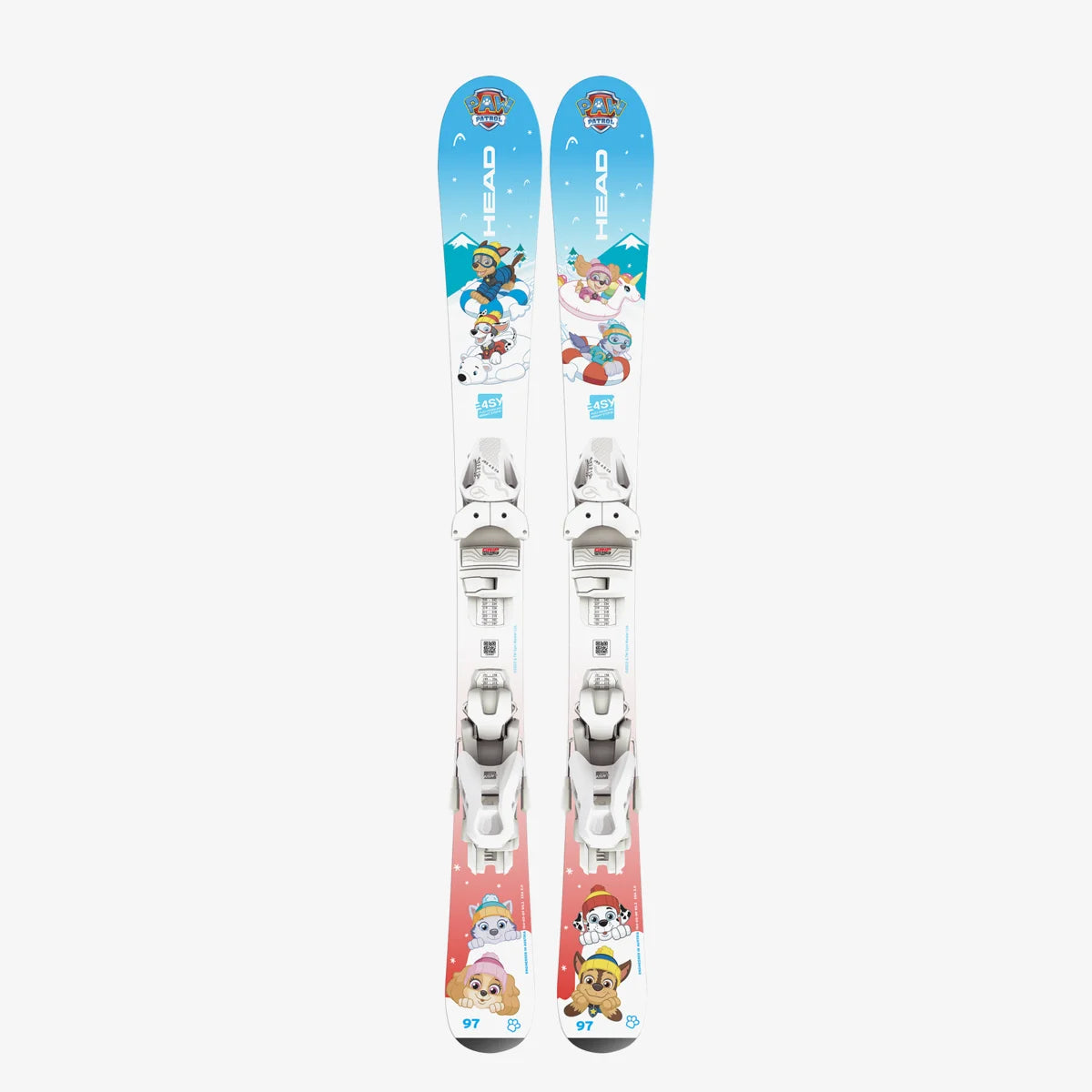 Paw Patrol Jr. Ski Set with JRS 4.5 Bindings - Kids Snow Skis for Beginners | Perfect for Winter Sports & Family Ski Trips