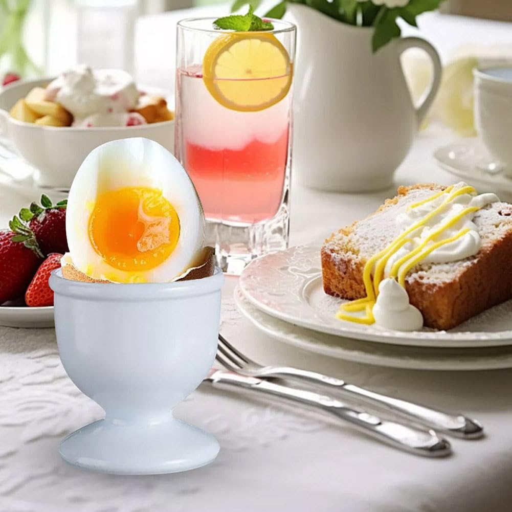 Hard Boiled Egg Holder - Unbreakable Plastic Egg Cup with Cartoon Design for Breakfast & Brunch | Perfect for Kids, Home Kitchen & Picnic Use (1pc)
