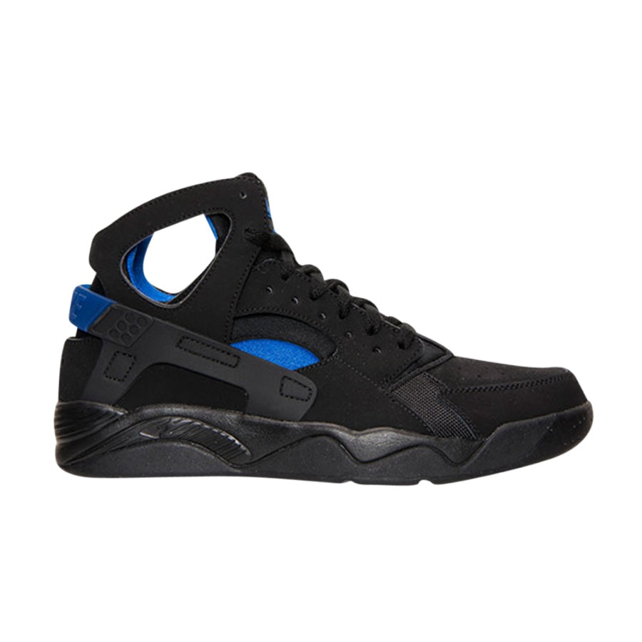 Nike Air Flight Huarache Men's Basketball Shoes - Black & Lyon Blue Colorway | Lightweight Cushioned Sneakers for Running, Training & Streetwear Fashion