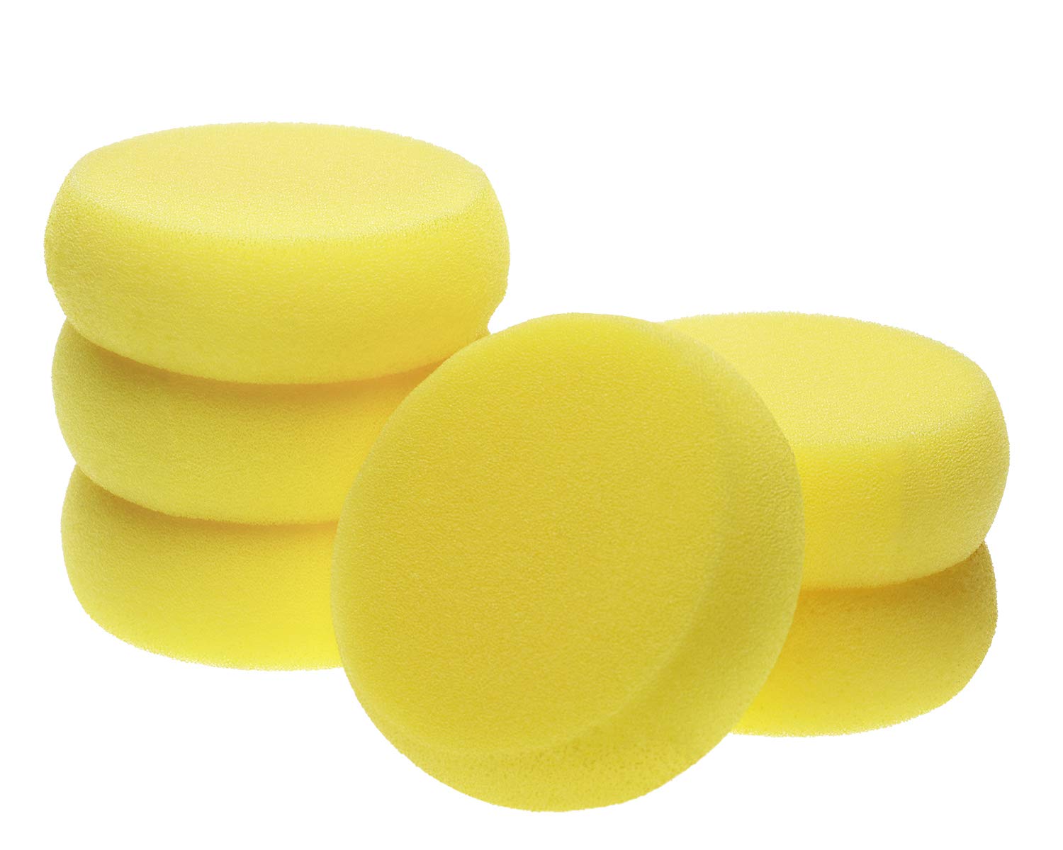 Penta Angel 6-Pack 3-Inch Round Synthetic Artist Sponges for Watercolor Painting, Pottery Clay, Ceramics & Wall Art - Perfect for DIY Crafts, Classroom Projects & Professional Art Studios