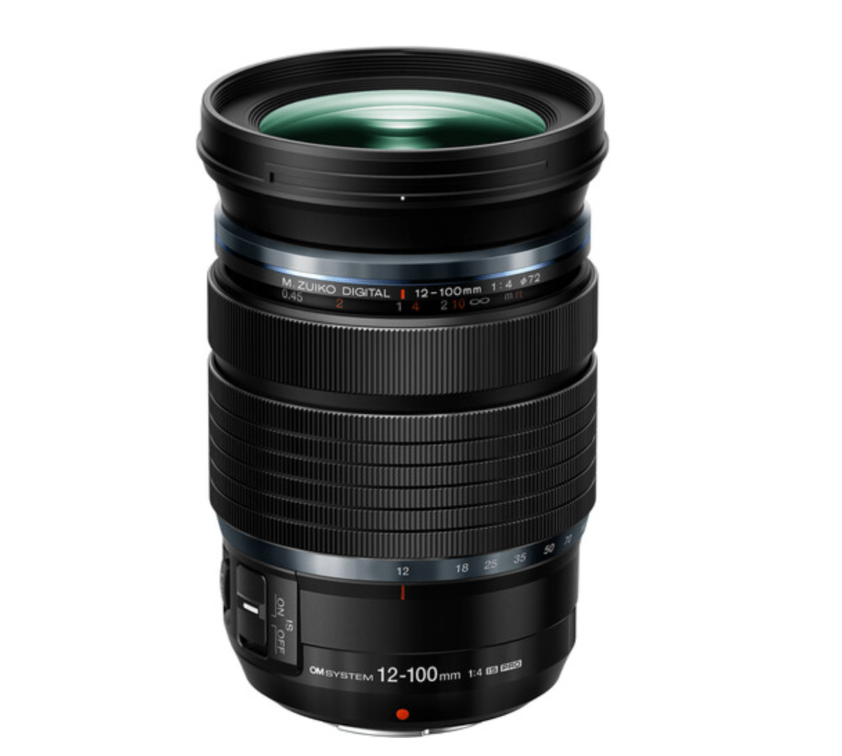 OM SYSTEM M.Zuiko Digital ED 12-100mm f/4 IS PRO Lens - High Performance Zoom Lens for Micro Four Thirds Cameras - Perfect for Travel, Landscape & Wildlife Photography