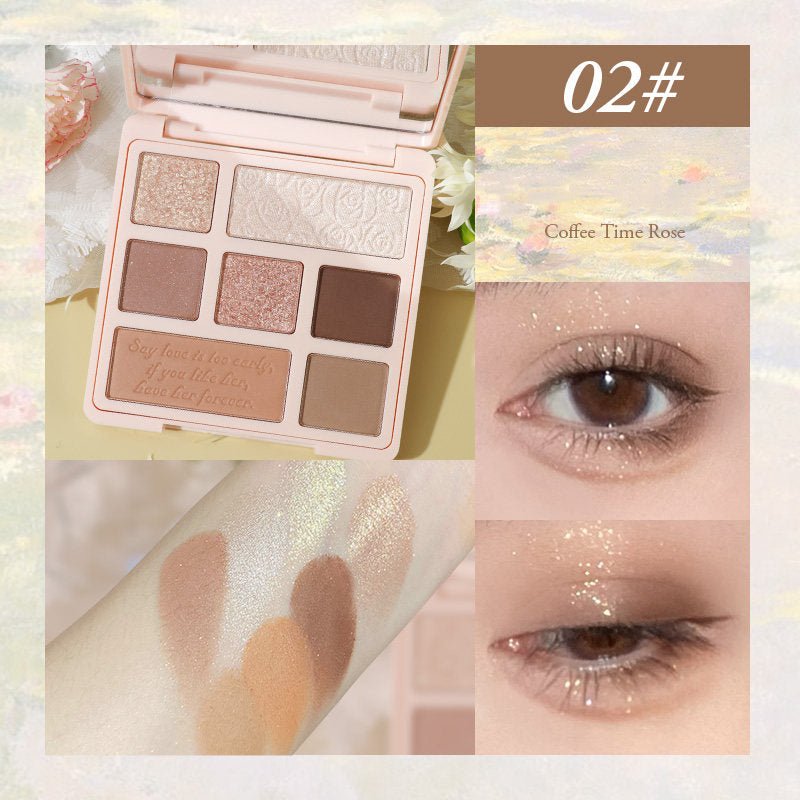 HOLD LIVE Paris Garden Eyeshadow Palette - 18 Color Matte & Shimmer Eyeshadow Set for Women, Vegan & Cruelty-Free - Perfect for Day & Night Makeup Looks