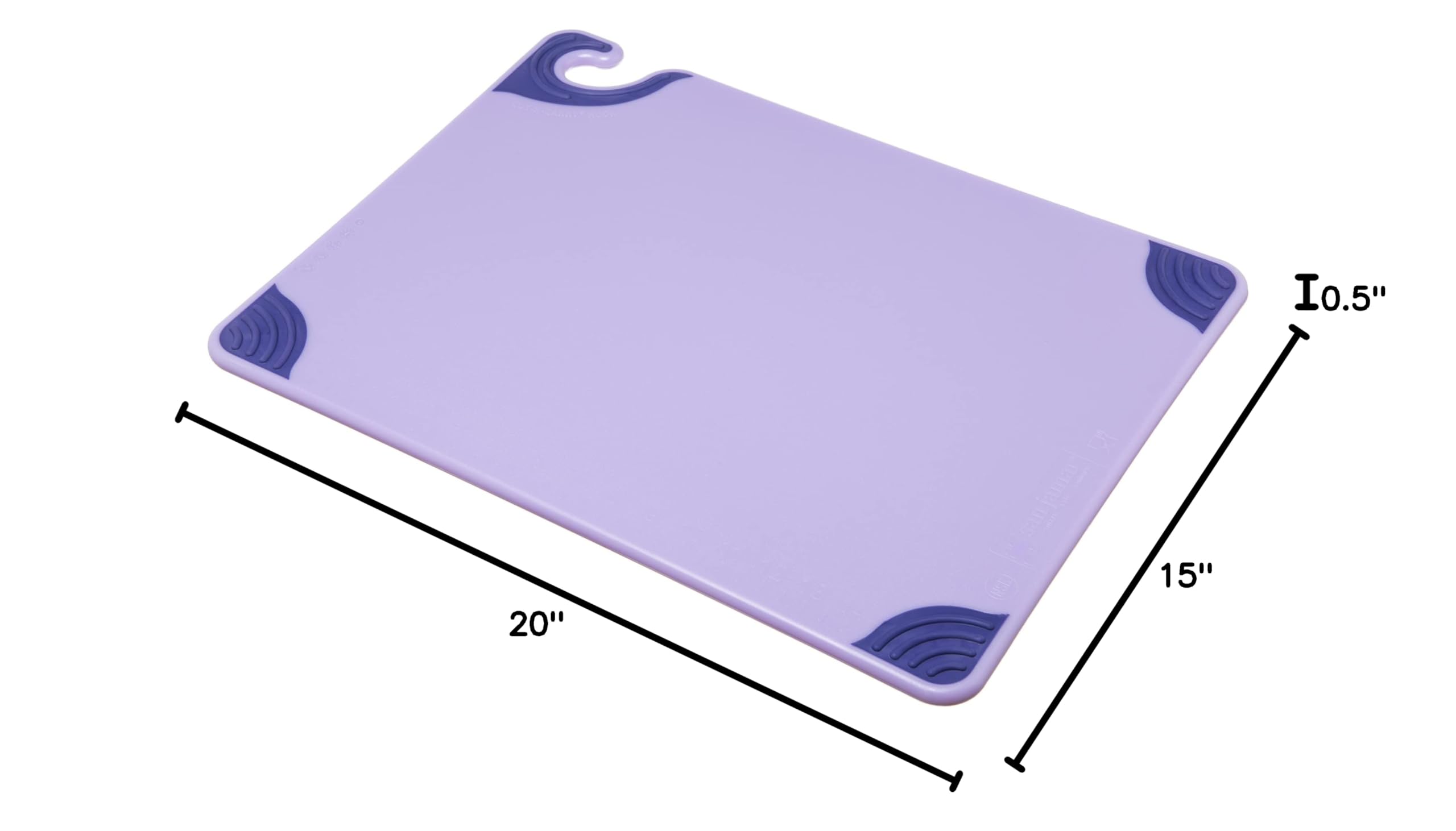 San Jamar Saf-T-Grip Commercial Cutting Board 15