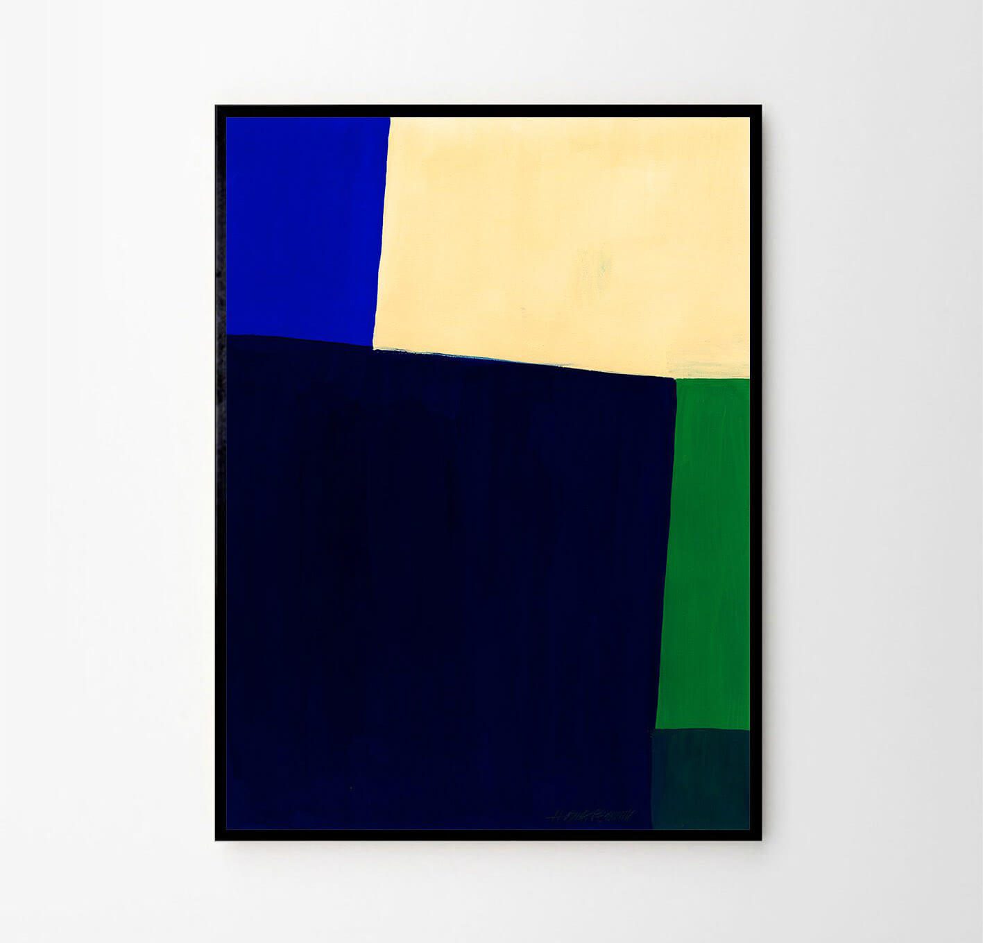 Hanna Peterson Court Poster Art Print - 30x40cm Premium Wall Decor for Living Room, Bedroom & Office | Modern Scandinavian Artwork