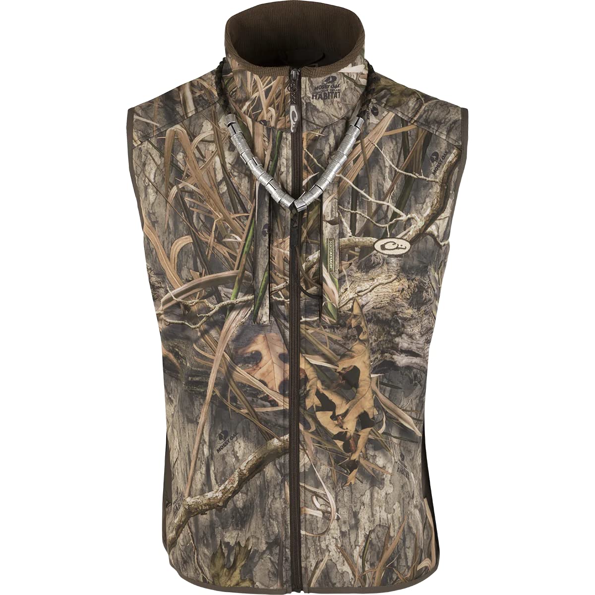 Drake Waterfowl EST Camo Windproof Tech Vest for Hunting - Mossy Oak Shadow Grass Habitat Camouflage - XLarge Size - Ideal for Waterfowl Hunting and Outdoor Adventures